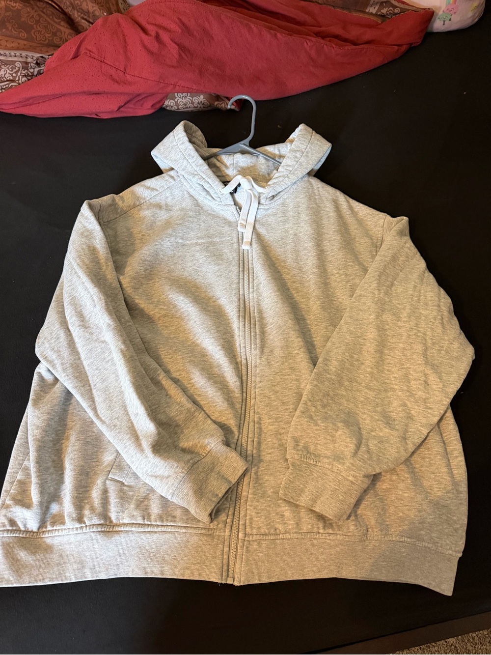 H&M Zip-Up Hoodie Jacket - Light Gray